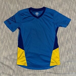 UMBRO Boy’s Vibrant Blue and Yellow Jersey